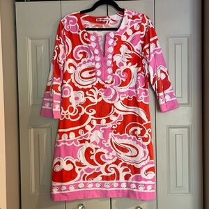 Beautiful Palm Beach inspired knit dress!